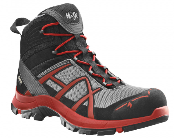 HAIX Black Eagle Safety 40 Mid stone/red