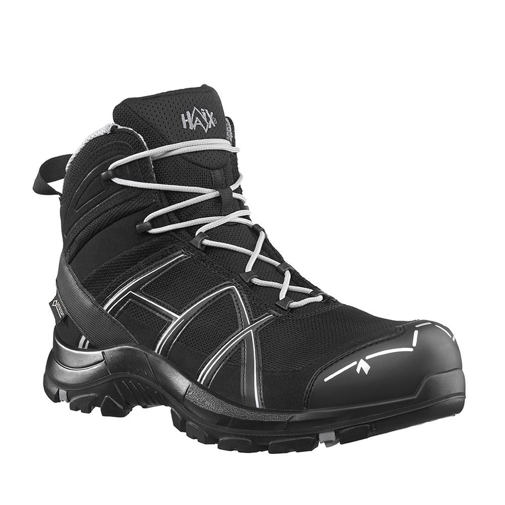 herren haix sicherheitsschuhe s3 leicht HAIX Black Eagle Safety 401 Mid black/silver, Leichter S3